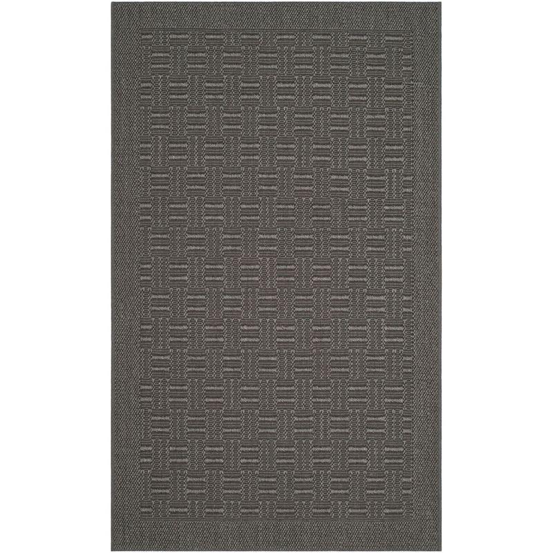 Palm Beach PAB359 Power Loomed Area Rug - Ash - 3'x5' - Safavieh.