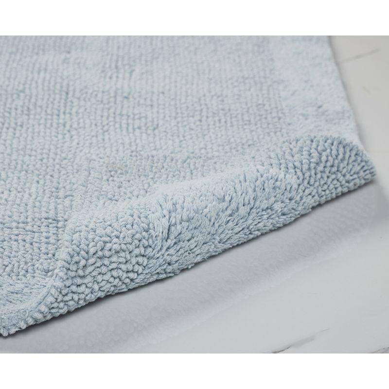 Moriceau Collection 100% Cotton Reversible Tufted Machine Washable 2 Piece Bathroom Rug Set