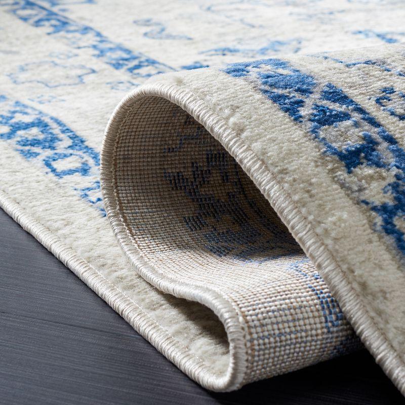 Brentwood BNT852 Power Loomed Indoor Area Rug - Beige/Blue - 5'3"x7'6" - Safavieh
