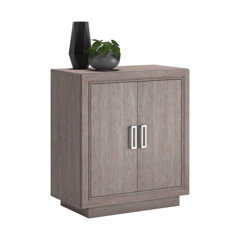 Ashen Oak 2-Door Adjustable Shelf Office Cabinet