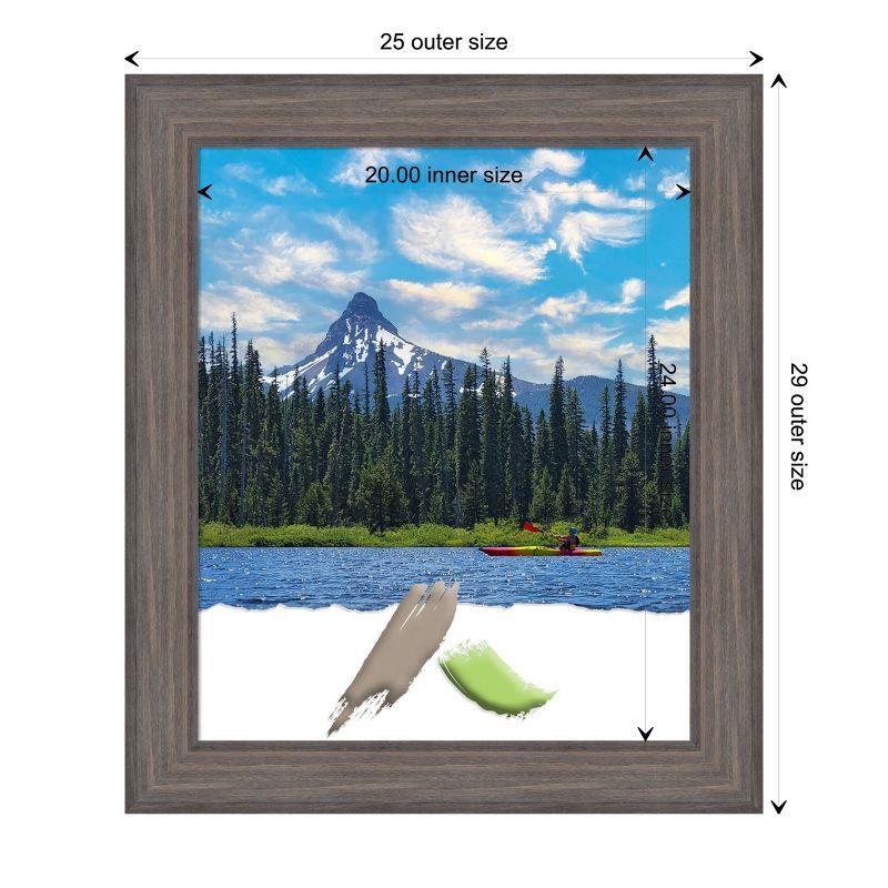 Amanti Art Country Barnwood Wood Picture Frame