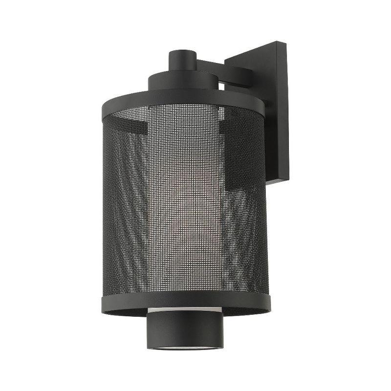 Livex Lighting Nottingham 1 - Light Wall Light in  Textured Black