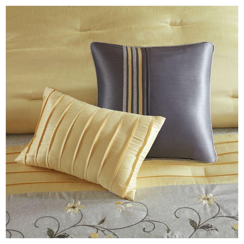 Madison Park Serene Embroidered 7 Piece Comforter Set