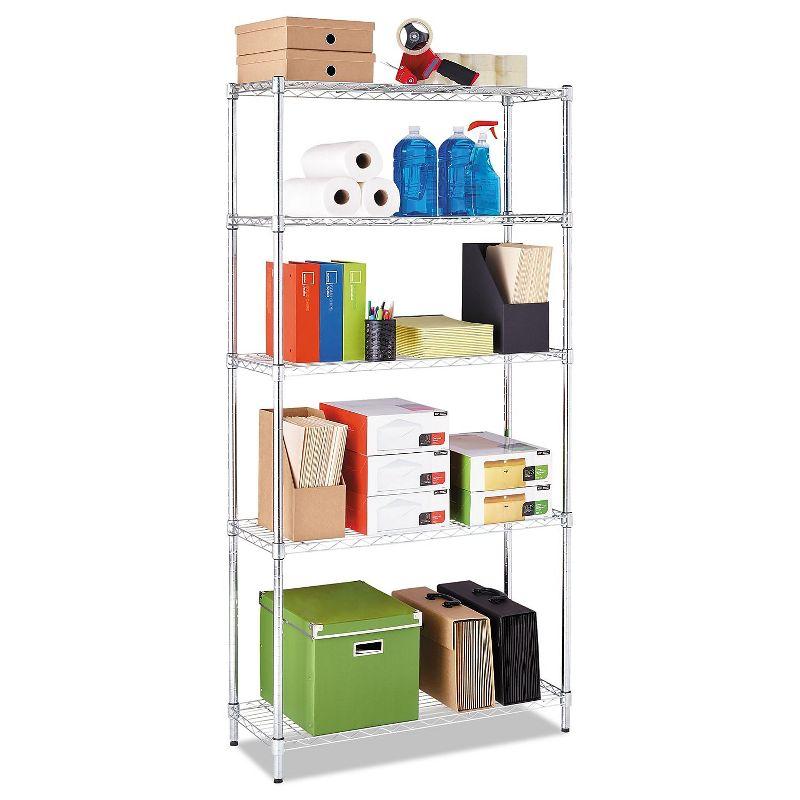 Residential 36'' W Steel Shelving Unit