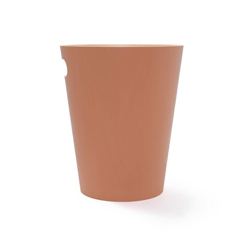 Umbra Woodrow Solid Wood Open Waste Basket - 2 Gallons