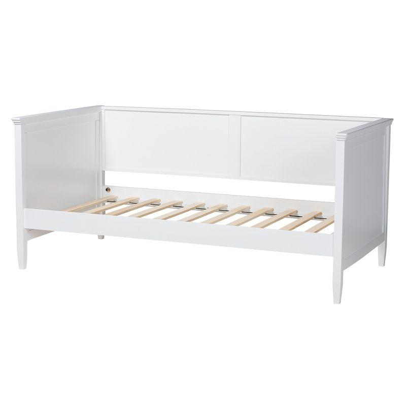 Baxton Studio Viva Classic and Traditional White Finished Wood Twin Size Daybed