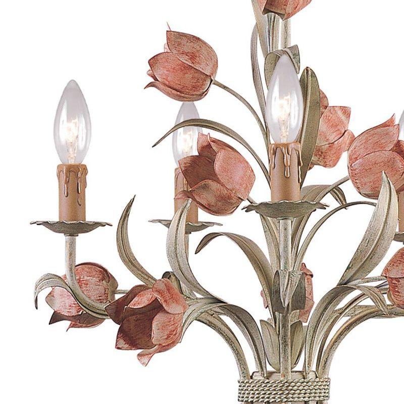 Crystorama Lighting Southport 5 - Light Chandelier in  Sage Rose