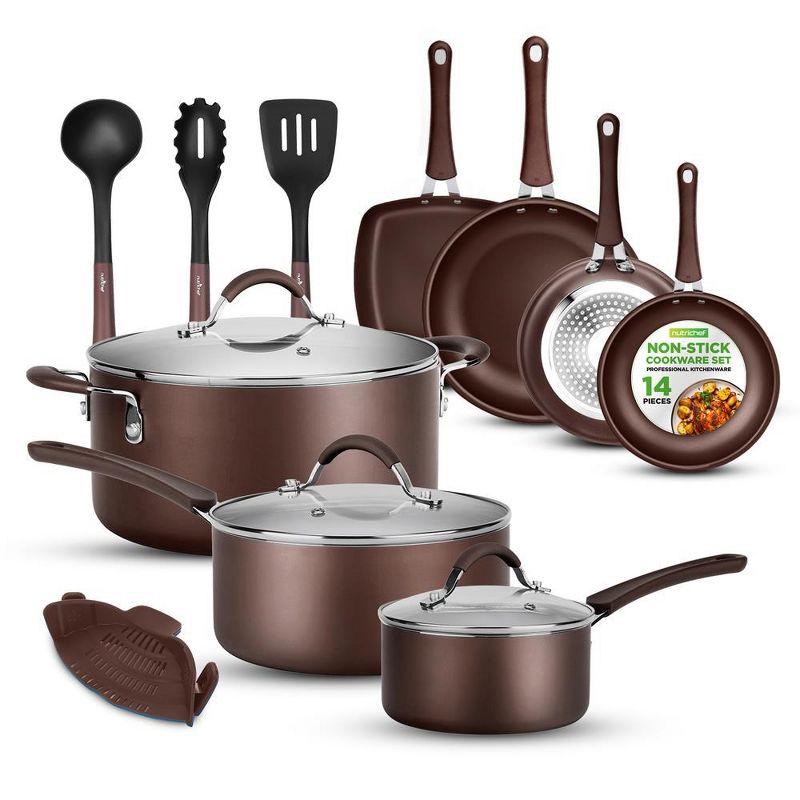 14 - Piece Non-Stick Aluminum Cookware Set