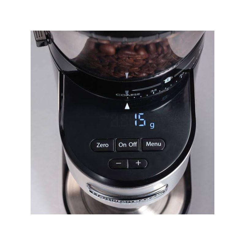 Hamilton Beach Pro Burr Grinder 80405: Electric Coffee Bean Grinder, Variable Settings, 12 Cup Capacity, Black