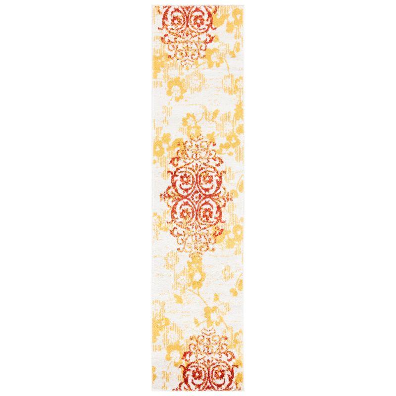 Adirondack ADR114 Machine Made Indoor Runner - Grey/Gold - 2'-2"x9' - Safavieh