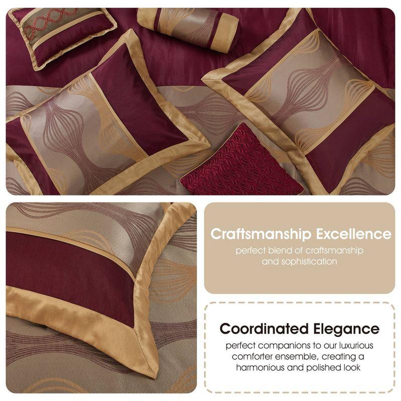 Nanshing America, Inc Kath 7 Piece Microfiber Modern & Contemporary Comforter Set