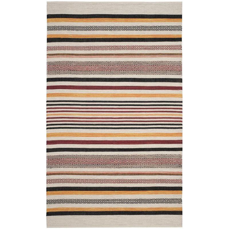 Montauk MTK211 Hand Woven Indoor Area Rug - Red/Multi - 5'x8' - Safavieh.