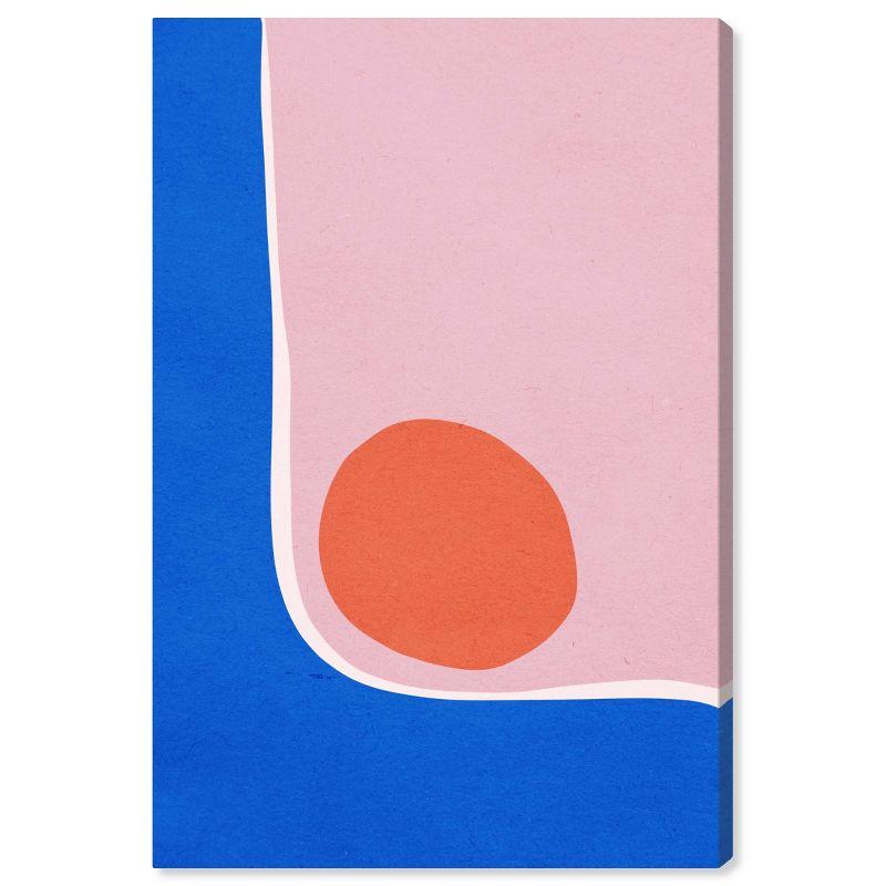 Art Remedy A Loner Sun Modern Abstract Geometric Wall Art by Art Remedy