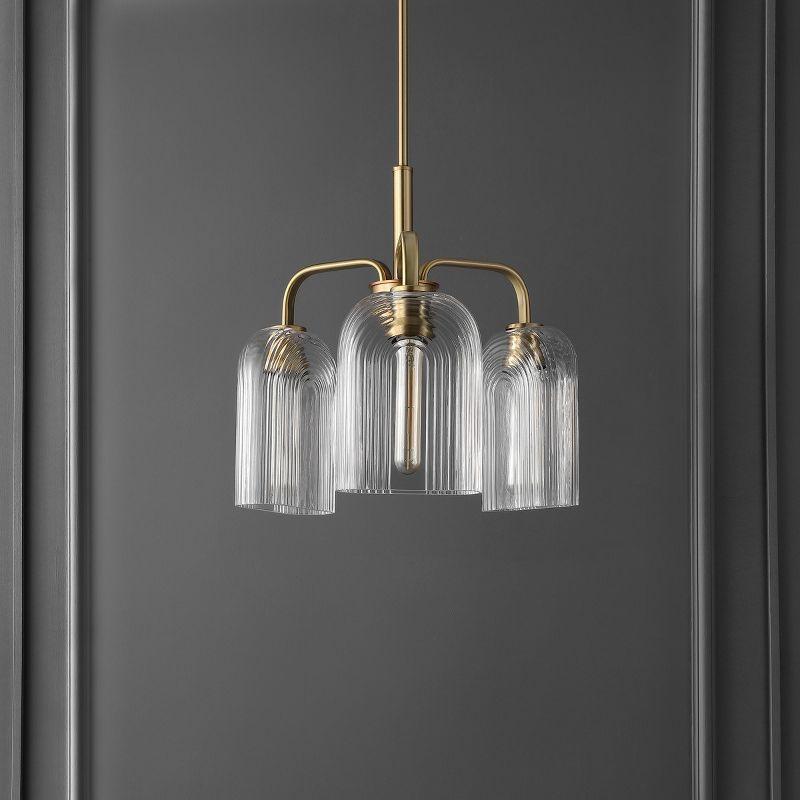 Romeyn 3 Light 21" Pendant - Gold/Clear - Safavieh.