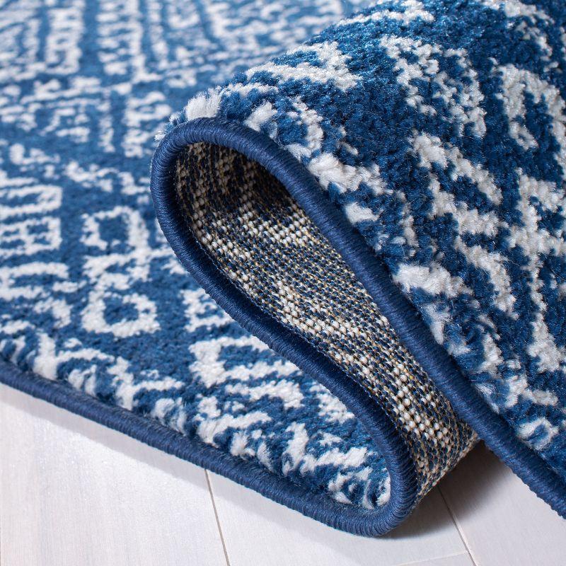 Tulum TUL264 Power Loomed Indoor Area Rug - Navy/Ivory - 9'x12' - Safavieh