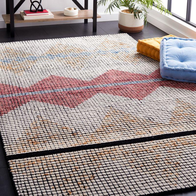 Foundry Select Brehea Hand Tufted Geometric Indoor/Outdoor Rug