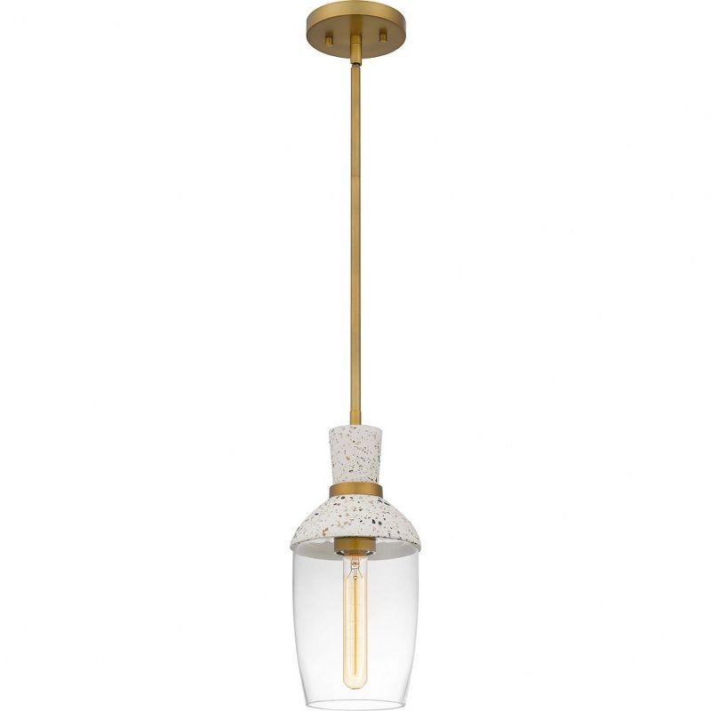 Quoizel Lighting 1 - Light Pendant in  Aged Brass