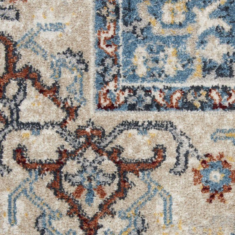 Nourison Geneva Medallion Bordered Indoor Rug