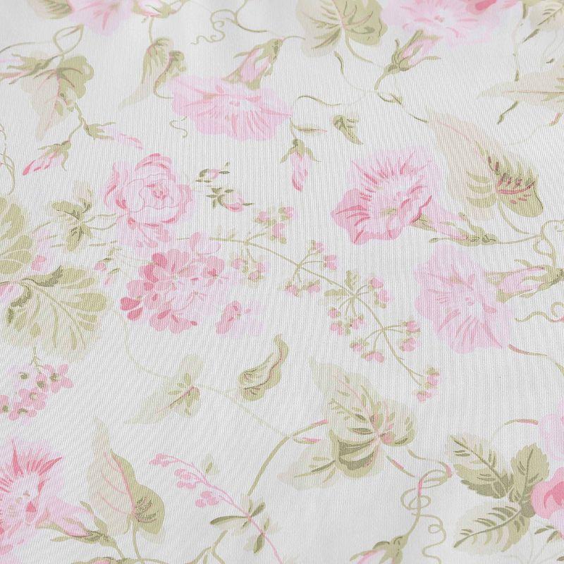 Laura Ashley Morning Gloria Cotton Pink Comforter Set