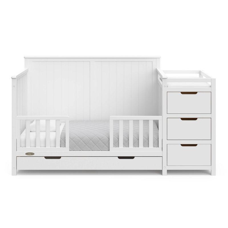 Graco Hadley 5-in-1 Convertible Crib and Changer with Storage