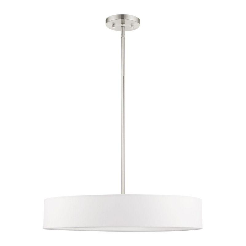 Lighting Lumens 4 - Light Dimmable Drum Chandelier