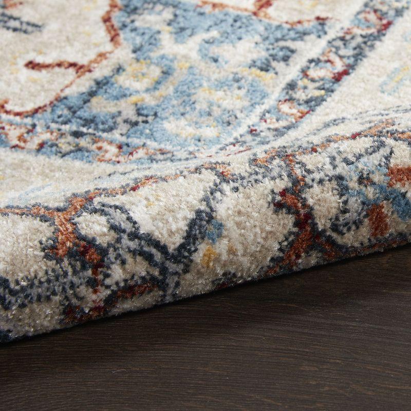 Nourison Geneva Medallion Bordered Indoor Rug