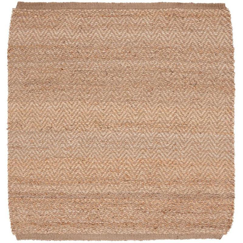 Natural Fiber NF731 Hand Woven Indoor Area Rug - Natural - 5'x5' - Safavieh.