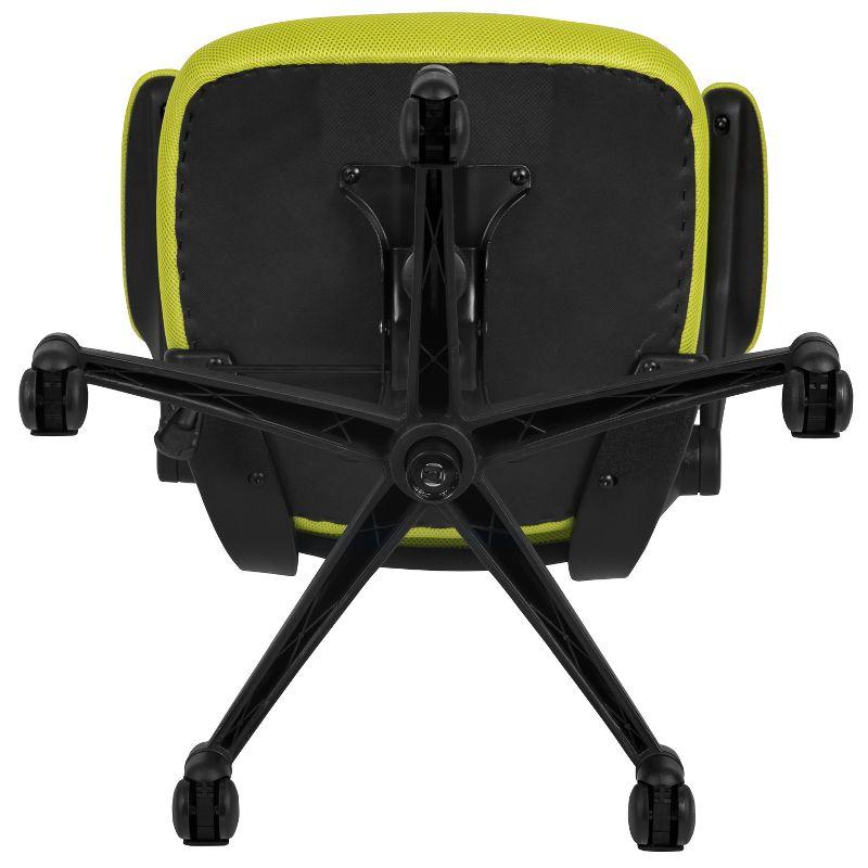 Jayetta Mid-Back Mesh Swivel Ergonomic Office Chair with Flip-Up Arms