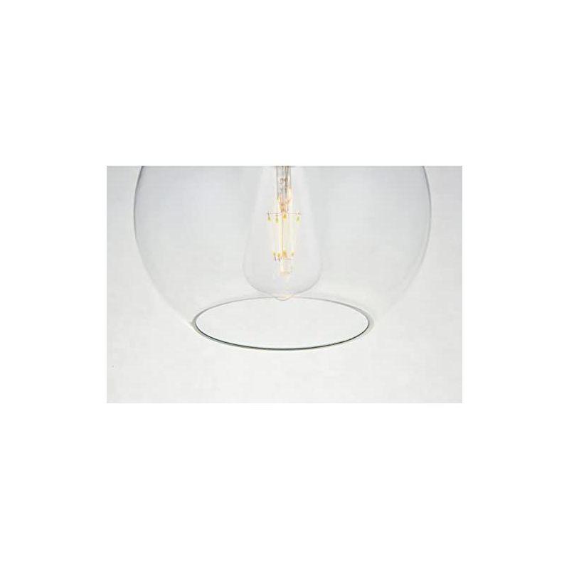 Childerley Single Light Glass Semi Flush Mount