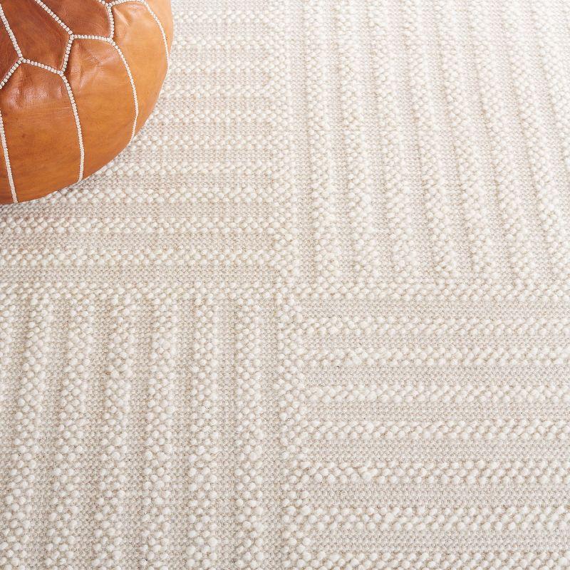 Natura NAT227 Hand Woven Indoor Area Rug - Ivory - 8'x10' - Safavieh