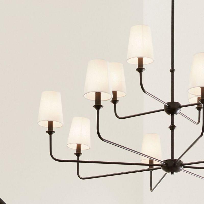 Kichler Lighting Pallas 12 - Light Chandelier in  Black