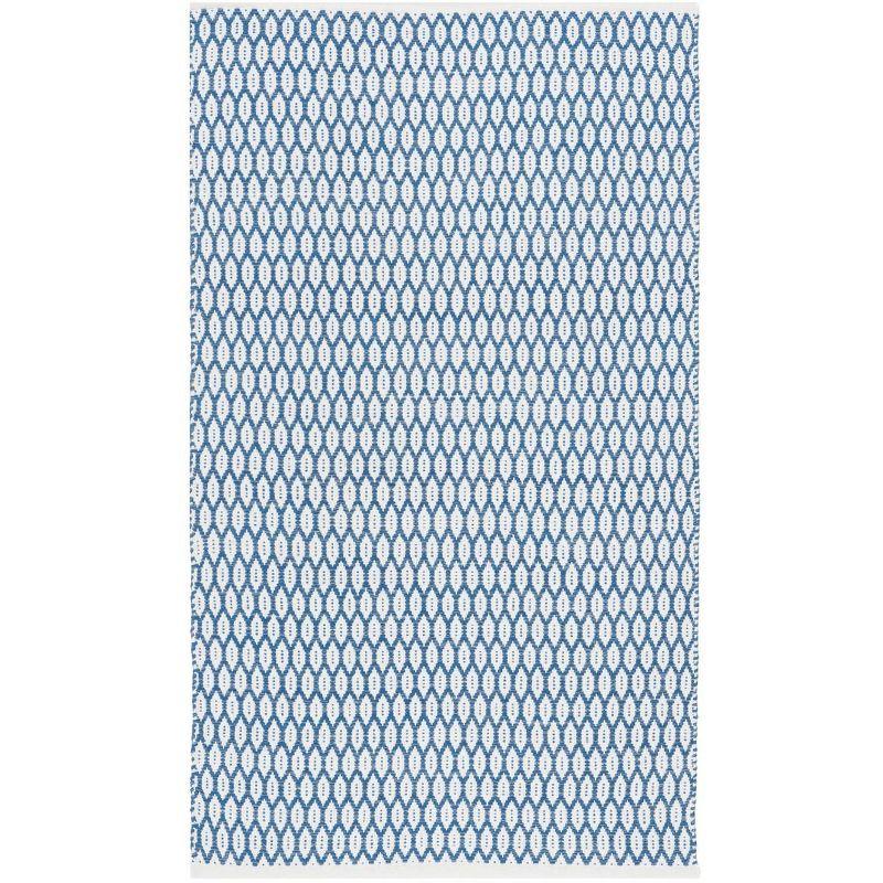 Montauk MTK608 Hand Woven Indoor Accent Rug - Blue/Ivory - 3'x5' - Safavieh