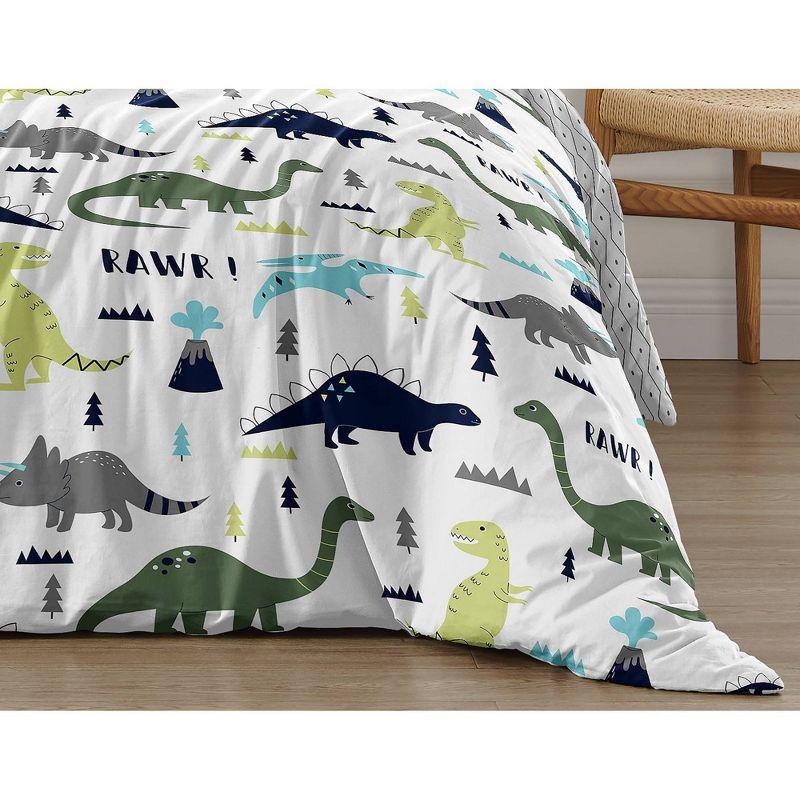 Mod Dinosaur 4 Piece Comforter Set