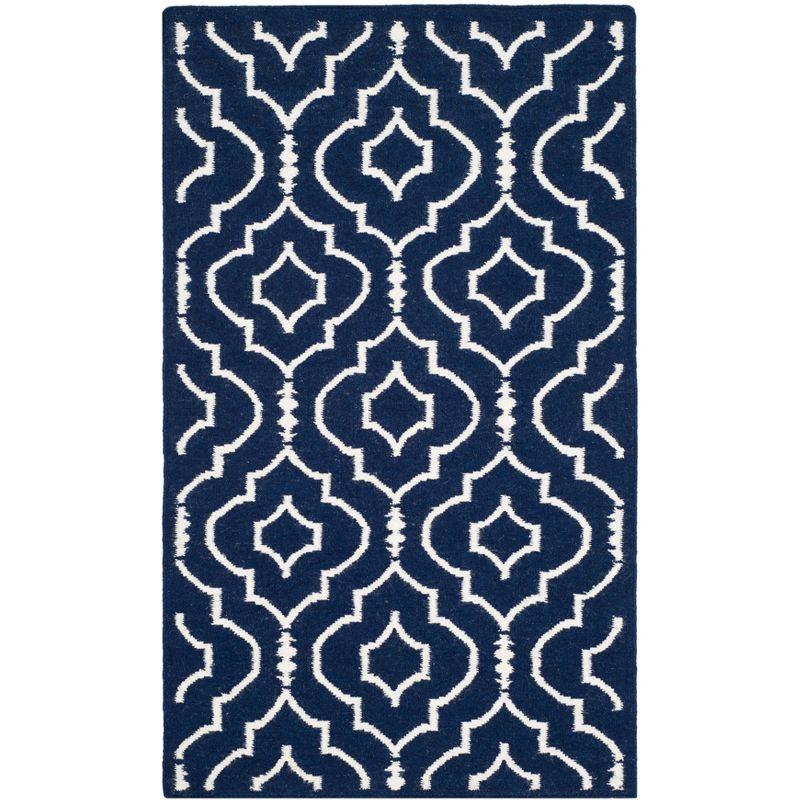 Dhurries DHU637 Hand Woven Area Rug  - Safavieh