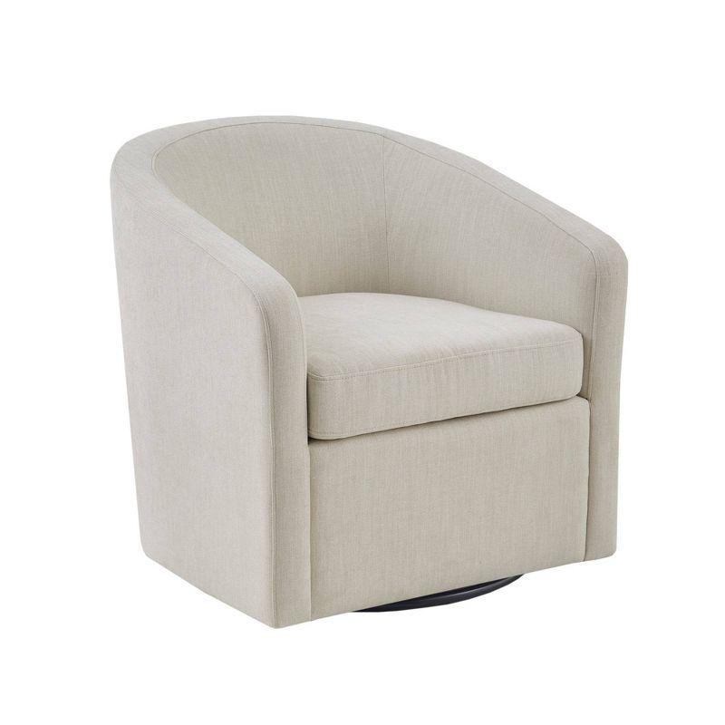 Martha Stewart Amber Modern Velvet Swivel Chair