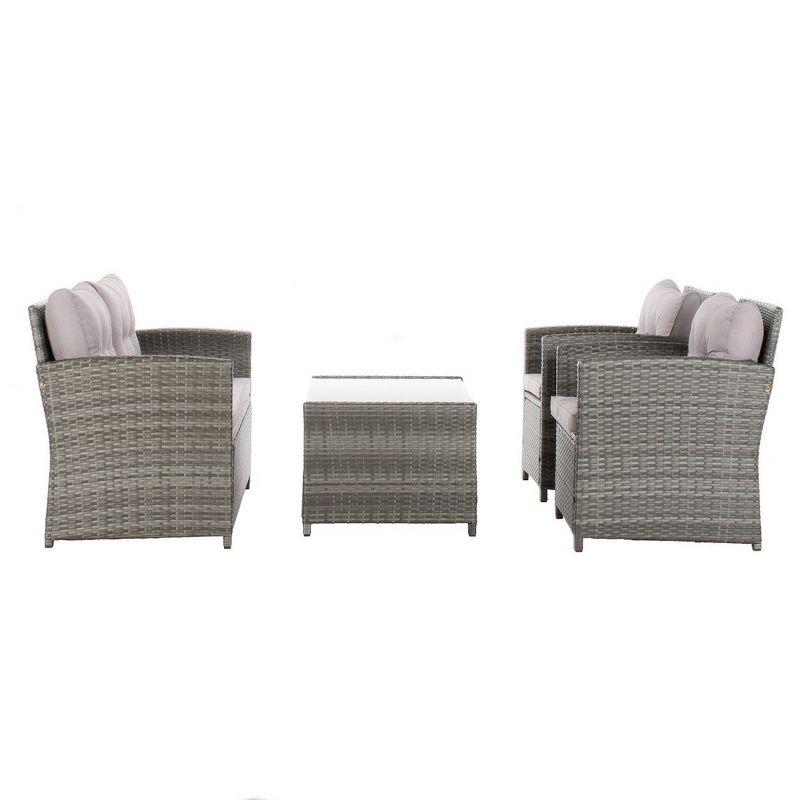 Vellor 4 Piece Patio Outdoor Living Set  - Safavieh