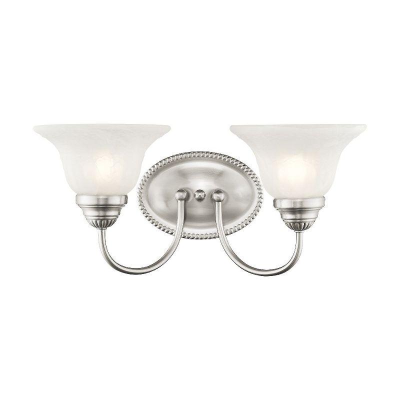 Livex Lighting Edgemont 2 - Light Vanity in  Brushed Nickel