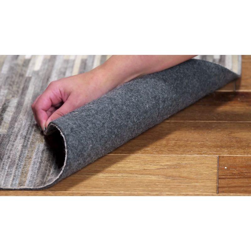 Studio Leather STL225 Hand Woven Area Rug - Charcoal/Ivory - 5'x8' - Safavieh.