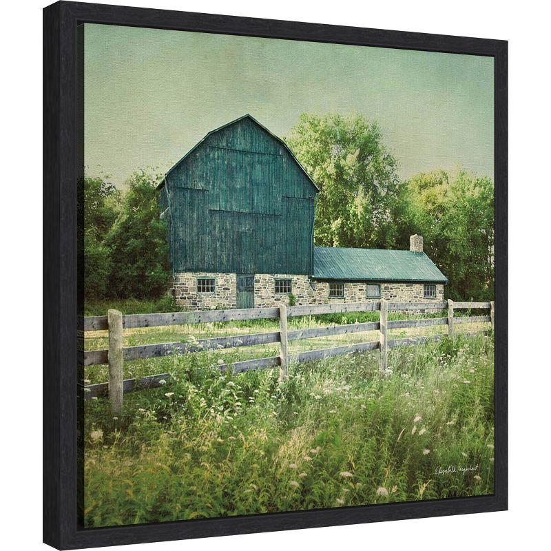 Amanti Art Blissful Country III (Barn) by Elizabeth Urquhart Framed Canvas Wall Art