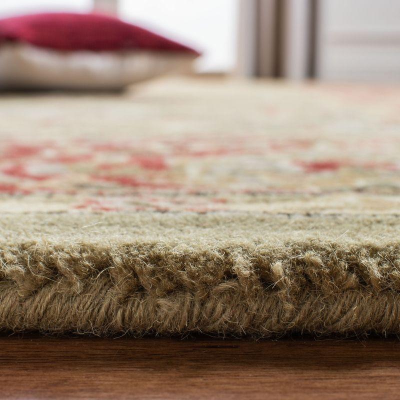 Persian Legend PL819 Hand Tufted Indoor Accent Rug - 2'6"x4' - Light Green/Rust - Safavieh