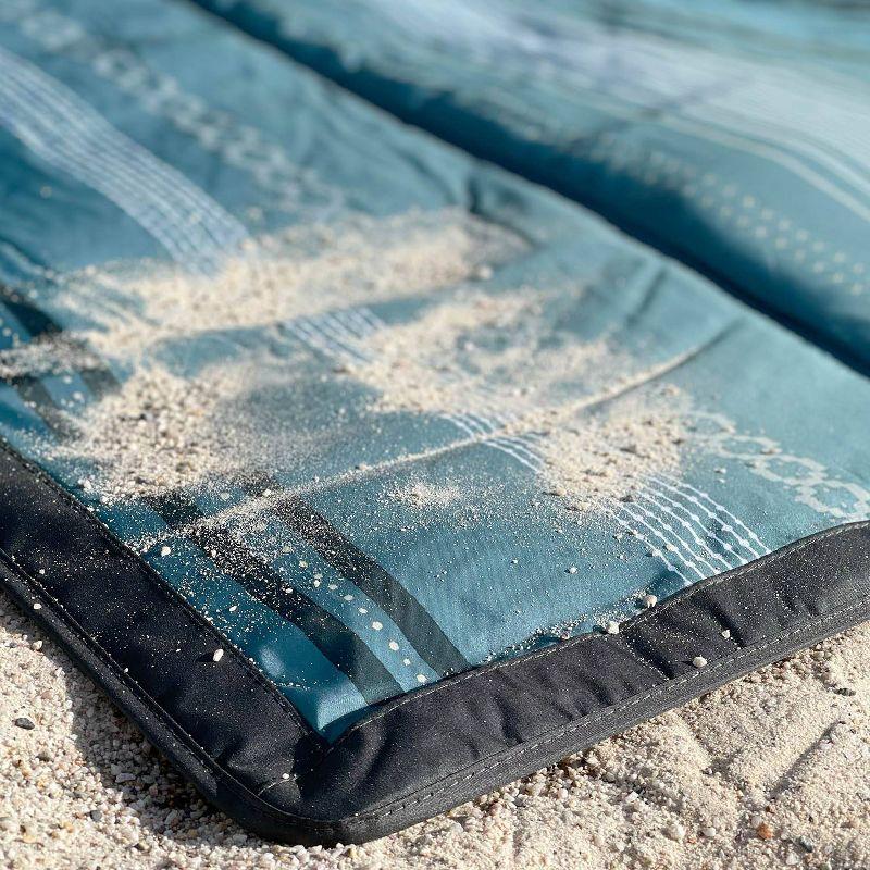 Shoreline Stripe Water-Resistant Outdoor Picnic Blanket