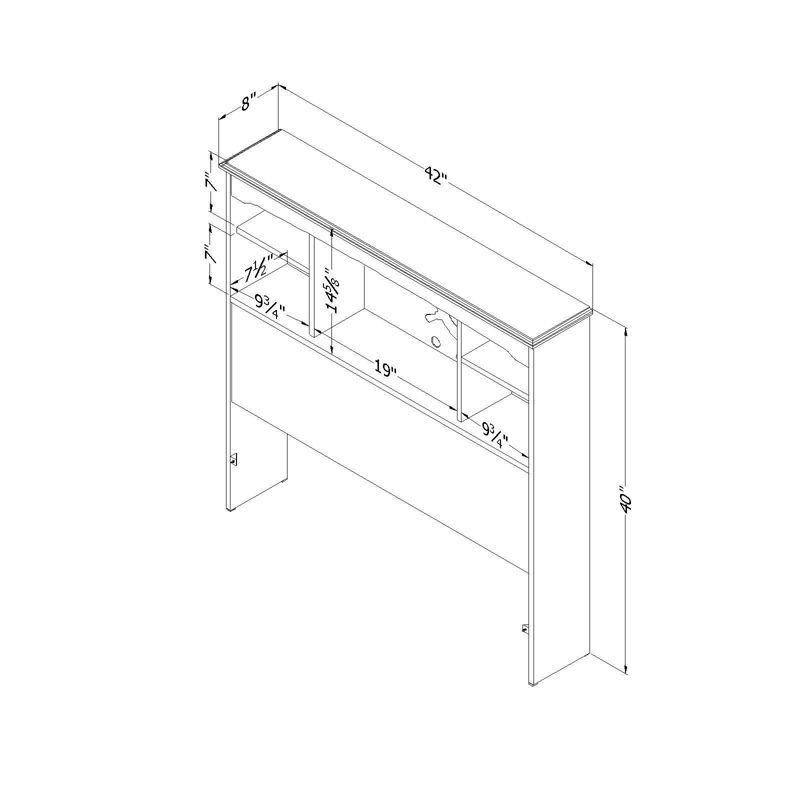 Hoyer Twin Bookcase Headboard