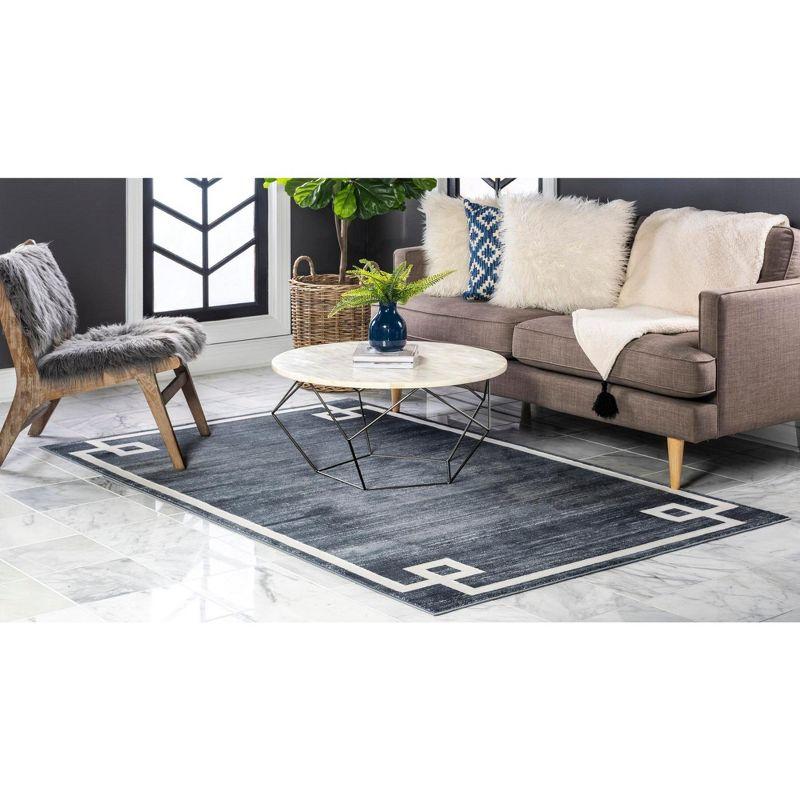 Jill Zarin Uptown Lenox Hill Border Indoor Woven Area Rug