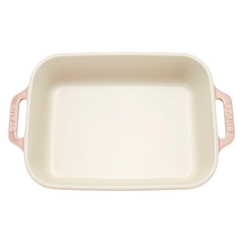Staub Staub Ceramic 4-Pc Baking Pans Set, Casserole Dish With Lid, Brownie Pan,