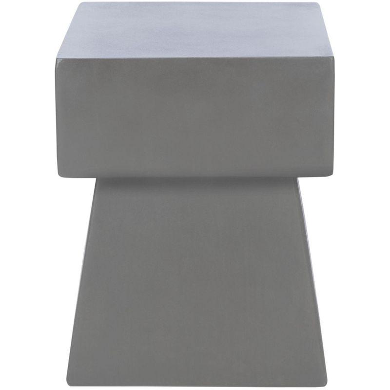Zen Accent Stool - Indoor/Outdoor - VNN1000 - Gray - Safavieh
