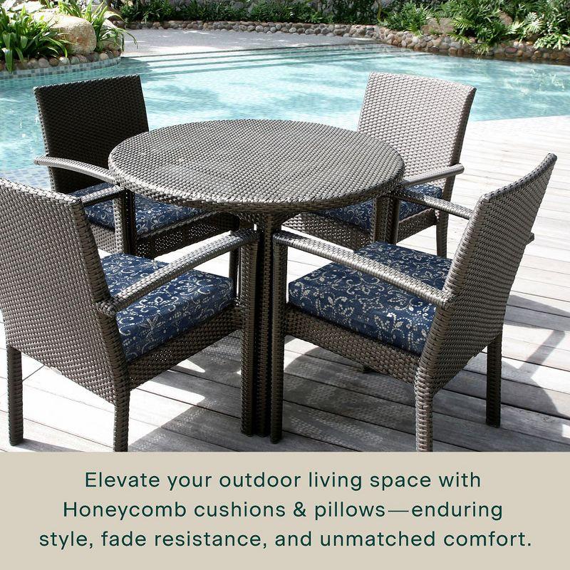 Honeycomb Outdoor Premium Dining Seat Cushion (2-Pack) - Boheme