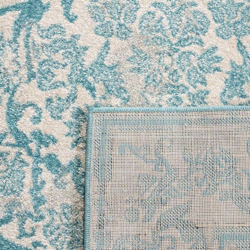 Evoke EVK242 Power Loomed Indoor Accent Rug - Ivory/Light Blue - 2'2"x4' - Safavieh