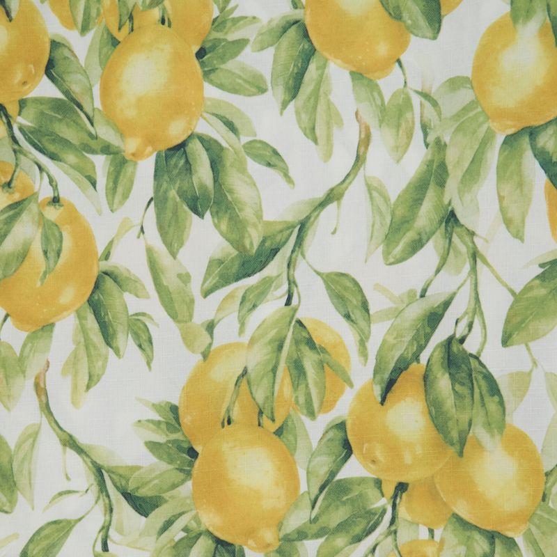 Saro Lifestyle Casual Tablecloth With Printed Lemon Design, Multi, 65" x 90"