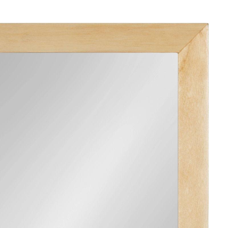 18" x 24" Hutton Functional Wall Mirror Natural - Kate & Laurel All Things Decor