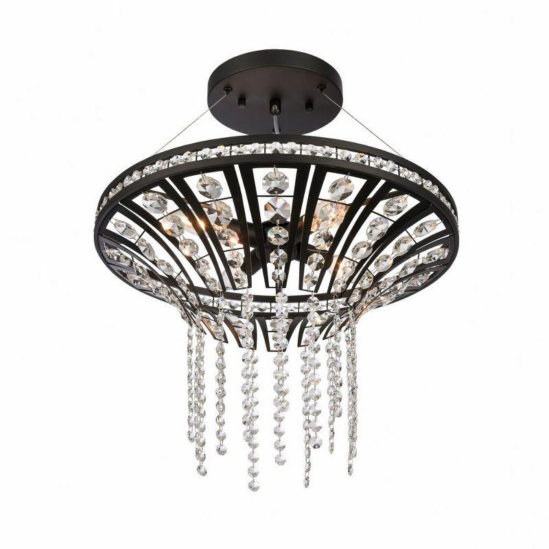 Elk Home Fantania 4 - Light Chandelier in  Matte Black